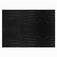 Black Crocodile Skin Large Glasses Cloth (2 Sides) by LoolyElzayat