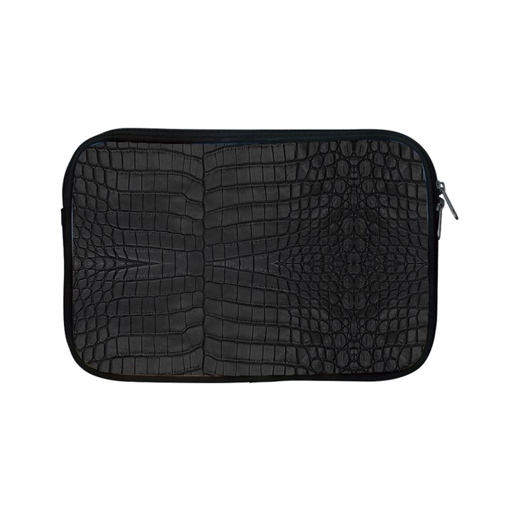 Black Crocodile Skin Apple iPad Mini Zipper Cases