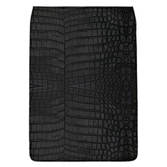 Black Crocodile Skin Removable Flap Cover (l) by LoolyElzayat