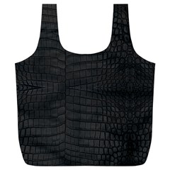 Black Crocodile Skin Full Print Recycle Bag (xl) by LoolyElzayat