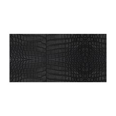 Black Crocodile Skin Yoga Headband by LoolyElzayat