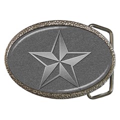 Star Grey Belt Buckles