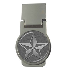 Star Grey Money Clips (round)  by HermanTelo