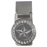 Star Grey Money Clips (CZ)  Front