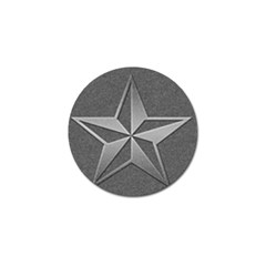 Star Grey Golf Ball Marker