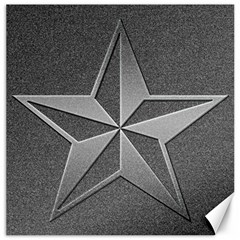 Star Grey Canvas 16  X 16 