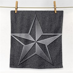 Star Grey Face Towel