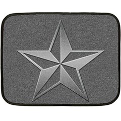 Star Grey Double Sided Fleece Blanket (mini) 