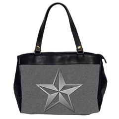 Star Grey Oversize Office Handbag (2 Sides)