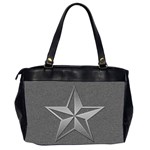 Star Grey Oversize Office Handbag (2 Sides) Back