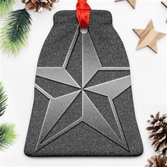 Star Grey Ornament (bell) by HermanTelo