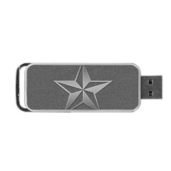 Star Grey Portable Usb Flash (two Sides)