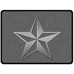 Star Grey Double Sided Fleece Blanket (large) 