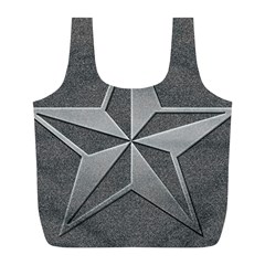 Star Grey Full Print Recycle Bag (l)