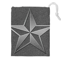 Star Grey Drawstring Pouch (4xl)