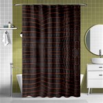 Chestnut Nile Crocodile Skin Shower Curtain 48  x 72  (Small)  Curtain(48  X 72 ) - 42.18 x64.8  Curtain(48  X 72 )