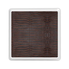 Chestnut Nile Crocodile Skin Memory Card Reader (square) by LoolyElzayat