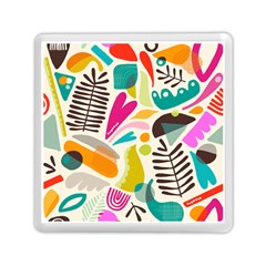 Scandinavian Folk Art Random Fandom Memory Card Reader (square)