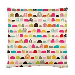 Scandinavian Folk Art Rainbow Road Standard Cushion Case (one Side) by andStretch