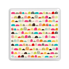 Scandinavian Folk Art Rainbow Road Memory Card Reader (square) by andStretch