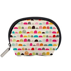 Scandinavian Folk Art Rainbow Road Accessory Pouch (small) by andStretch