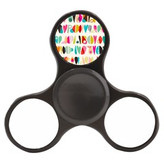 Scandinavian Folk Art Halfsies Finger Spinner by andStretch