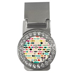 Scandinavian Folk Art Eye Spy Money Clips (cz)  by andStretch