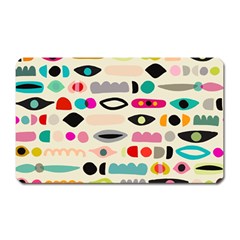 Scandinavian Folk Art Eye Spy Magnet (rectangular) by andStretch