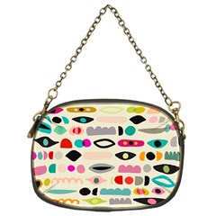 Scandinavian Folk Art Eye Spy Chain Purse (one Side) by andStretch