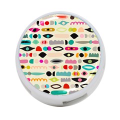 Scandinavian Folk Art Eye Spy 4-port Usb Hub (one Side) by andStretch