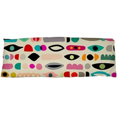 Scandinavian Folk Art Eye Spy Body Pillow Case (dakimakura) by andStretch