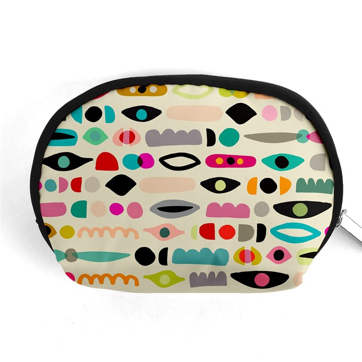 Scandinavian Folk Art Eye Spy Accessory Pouch (Medium)