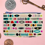 Scandinavian Folk Art Eye Spy Large Coin Purse Front