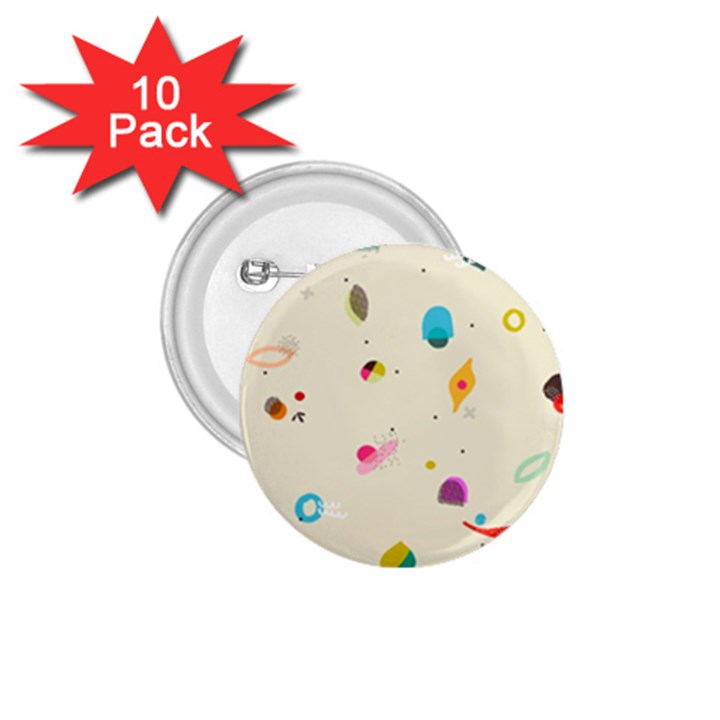 Dots, Spots, And Whatnot 1.75  Buttons (10 pack)