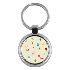 Dots, Spots, And Whatnot Key Chain (round) by andStretch