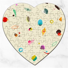 Dots, Spots, And Whatnot Jigsaw Puzzle (heart) by andStretch