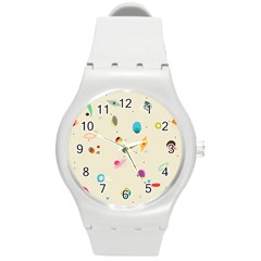 Dots, Spots, And Whatnot Round Plastic Sport Watch (m) by andStretch