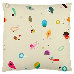 Dots, Spots, And Whatnot Large Cushion Case (two Sides) by andStretch