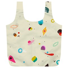 Dots, Spots, And Whatnot Full Print Recycle Bag (xl) by andStretch