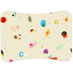 Dots, Spots, And Whatnot Velour Seat Head Rest Cushion by andStretch