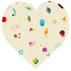 Dots, Spots, And Whatnot Wooden Puzzle Heart by andStretch