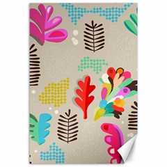 Scandinavian Foliage Fun Canvas 24  X 36  by andStretch