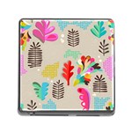 Scandinavian Foliage Fun Memory Card Reader (Square 5 Slot) Front