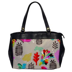 Scandinavian Foliage Fun Oversize Office Handbag by andStretch