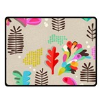 Scandinavian Foliage Fun Fleece Blanket (Small) 50 x40  Blanket Front