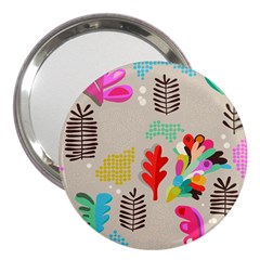 Scandinavian Foliage Fun 3  Handbag Mirrors by andStretch