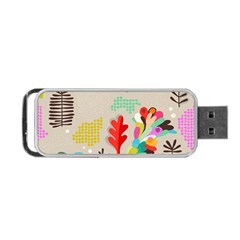 Scandinavian Foliage Fun Portable Usb Flash (two Sides) by andStretch