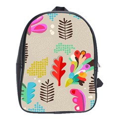 Scandinavian Foliage Fun School Bag (xl) by andStretch