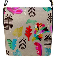 Scandinavian Foliage Fun Flap Closure Messenger Bag (s) by andStretch