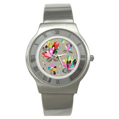 Scandinavian Flower Shower Stainless Steel Watch by andStretch